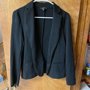 black suit jacket
